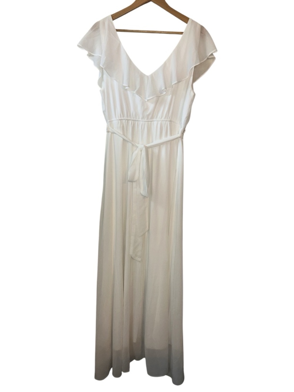 Baltic Born Katya Ruffle Maxi Dress Beach Wedding Elopement Engagement Size XXL - Picture 5 of 10